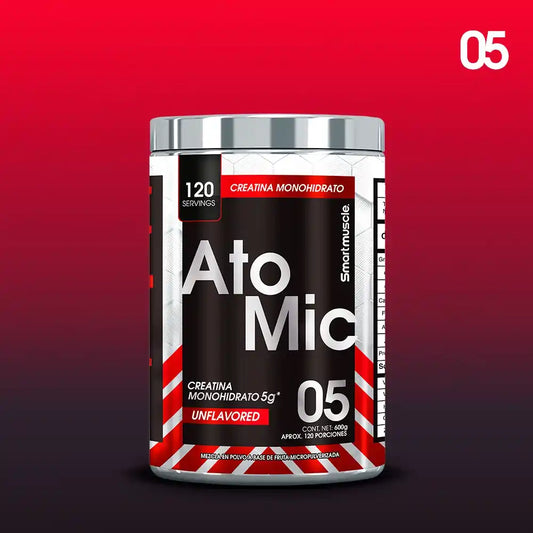 Creatina Atomic Monohidrato 600 Gramos Smart Muscle