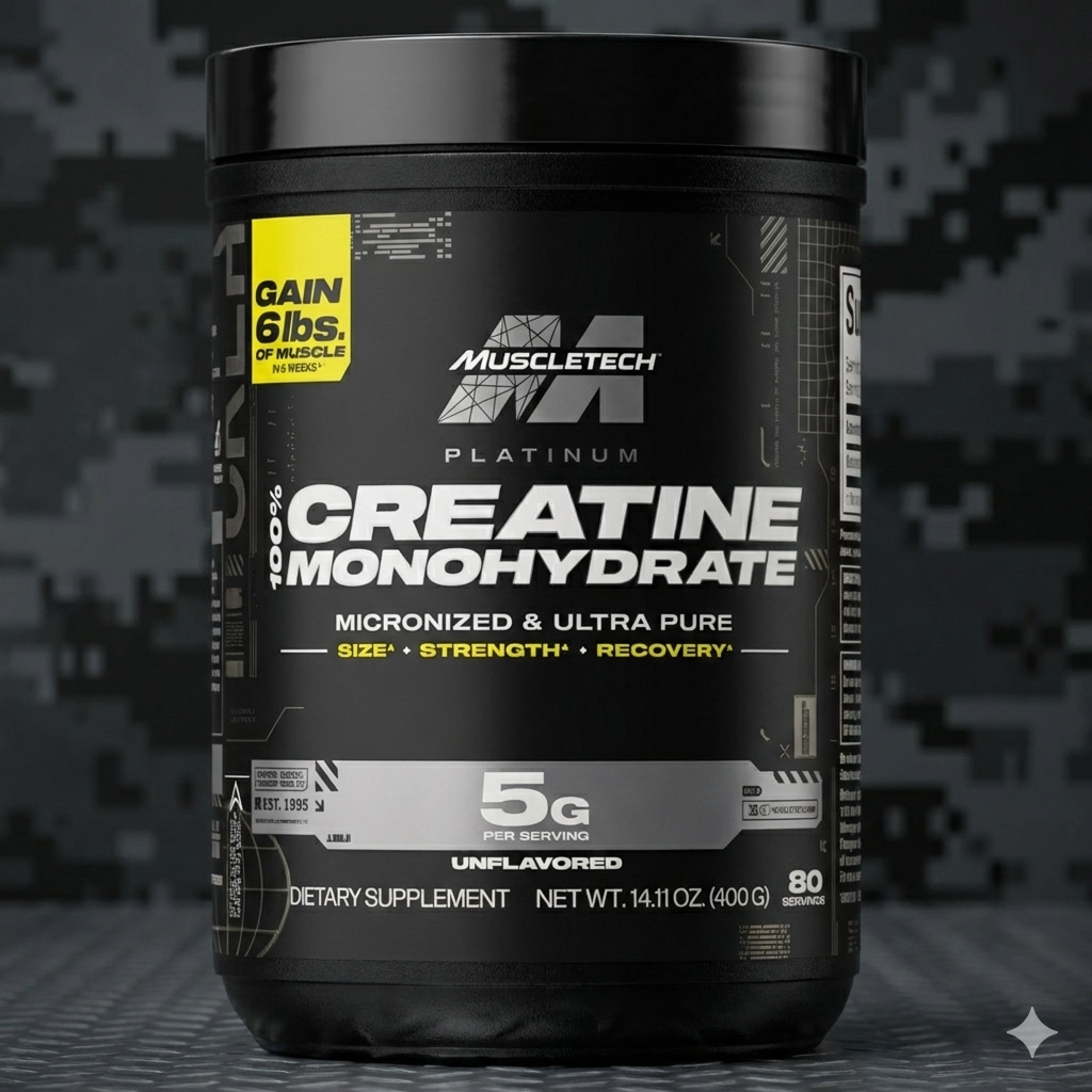 Platinum 100% Creatine Muscletech 400 GR