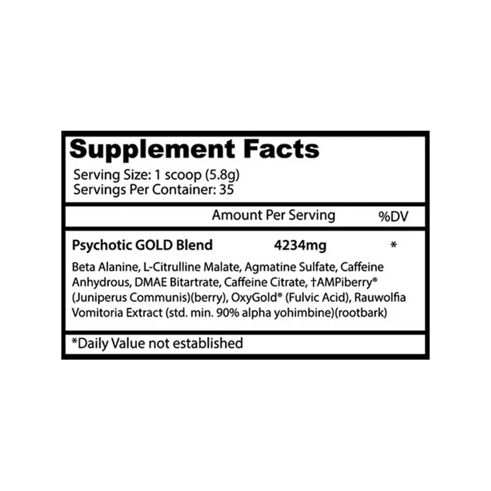 Psychotic Gold 35 Serv