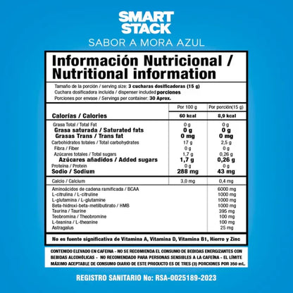 Smart Stack 30 Servicios Smart Nutrition