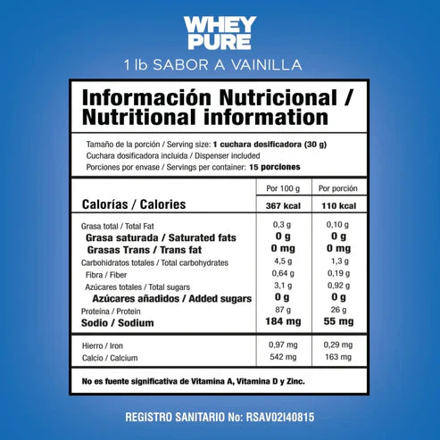 Whey Pure 1 Lb