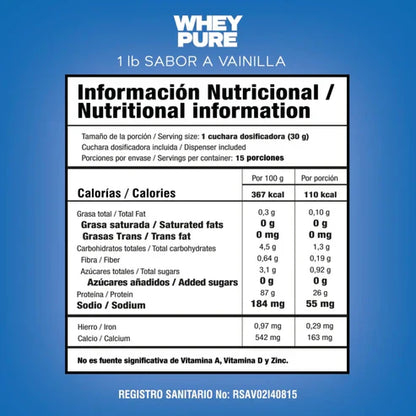 Whey Pure 1 Lb