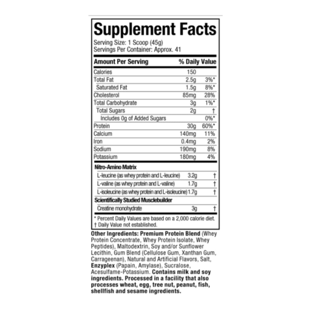 MuscleTech Nitrotech 4 LBS