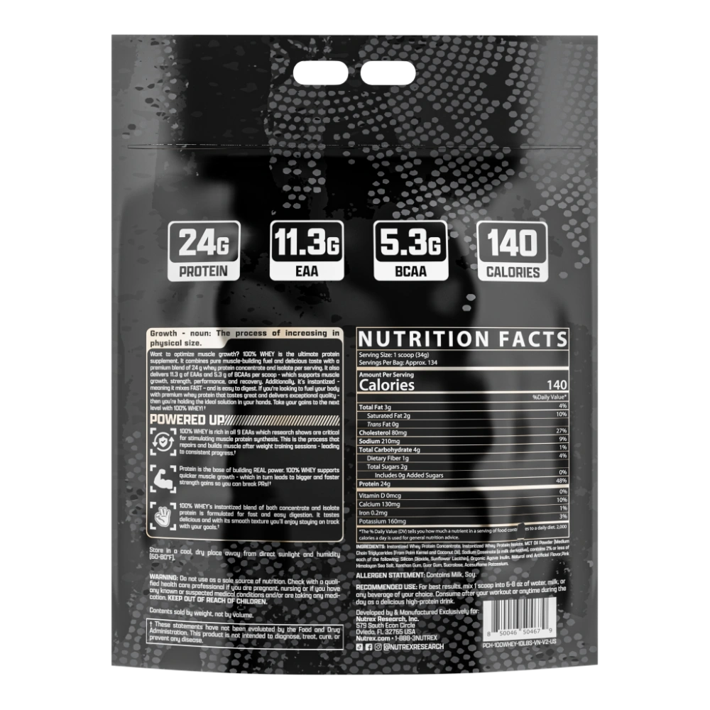 Nutrex Whey Protein 10 LBS