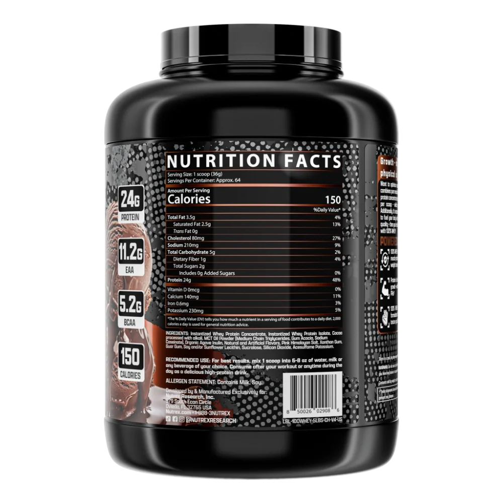 Nutrex Whey Protein 5 LBS