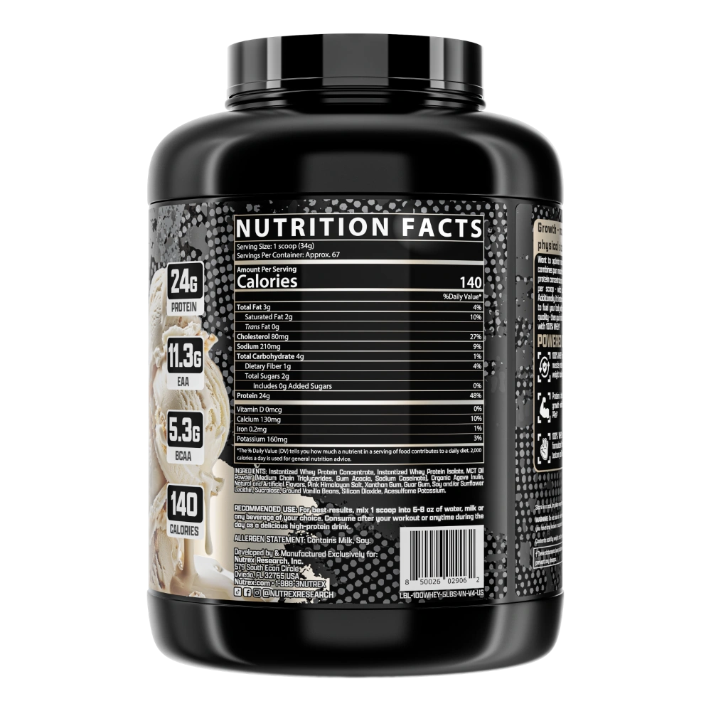 Nutrex Whey Protein 5 LBS