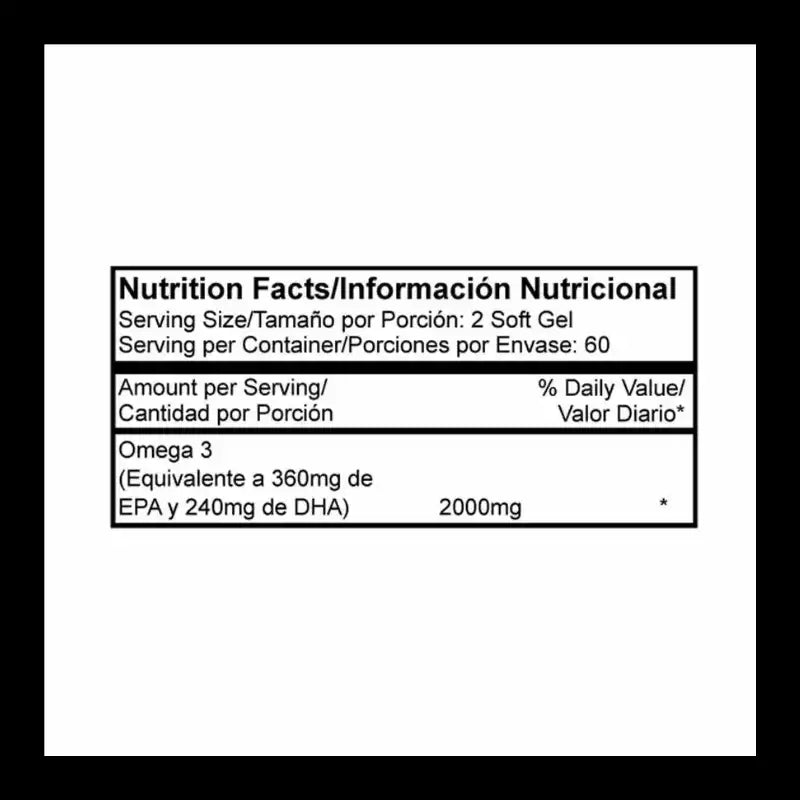 OMEGA 3 120 Capsulas