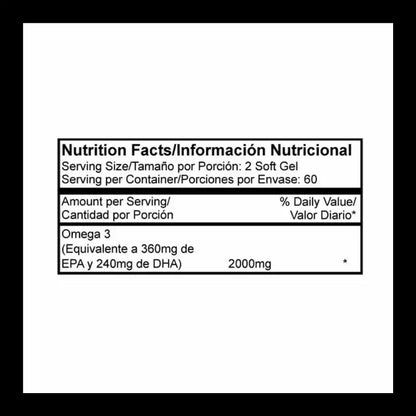 OMEGA 3 120 Capsulas