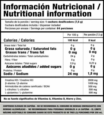 Creatina Smart A-Tack HCL 32 Servicios Smart Nutrition